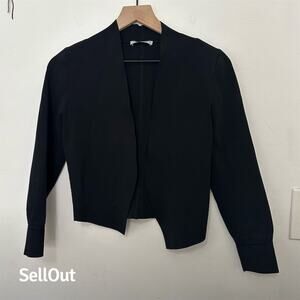 M.M. Lafleur Women's Black Knit Blazer Size S Workwear Jacket